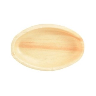 Talerz PURE z liści palmowych owalny 18x2,2cm op. 25 sztuk