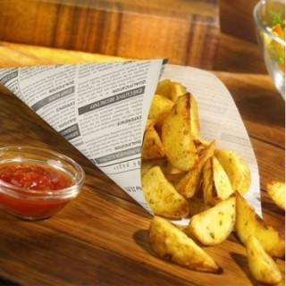 Torebka na frytki 250g, nadruk GAZETA, cena za opakowanie 1000szt