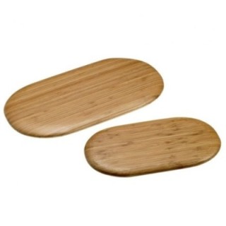 Taca bambusowa owalna 17x30x2,5 1 szt. (24)