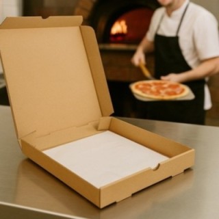 Arkusze przekładki PP 28x28 do pizzy, ciast op. 500 sztuk