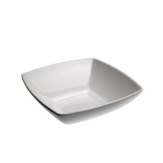 Miseczka kwadratowa 21x21x7 cm biała z melaminy