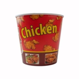 Kubełek papierowy 3858ml nadruk kurczak op. 50 sztuk