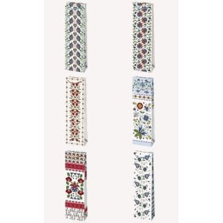 Torebki ozdobne T12 KASZUBY ogólne 12/40 cm zestaw nr 35  op. 10 sztuk