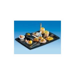 Taca cateringowa PS 460x305 czarna op. 5 sztuk