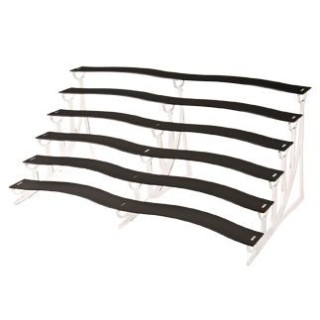 FINGERFOOD - Display PORTA czarny PMMA 72x37x31cm