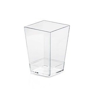 FINGERFOOD - kubek KUBIK 120 ml transparentny 5x5xh.7cm op. 50 sztuk