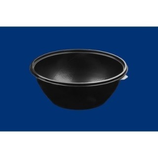 Pojemnik sałatkowy, czarny PET 1000ml fi 180mm op. 50 sztuk