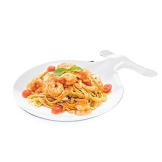 FINGERFOOD - talerzyk SHELLY MINI L transparentny PS 17x12cm op. 50 sztuk