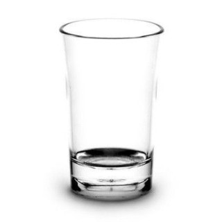 Kieliszek LONG LiFE 50ml PC krystaliczne fi4,2cmx h.7cm nietłukące wykonane z poliwęglanu op. 24 sztuki