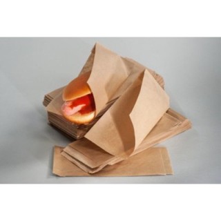 Torebki HOT-DOG brązowe 80x220mm op. 1000 sztuk