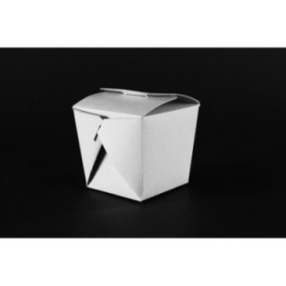 TAKEOUT BOX SZARY 8x8x9cm karto szary naturalny foliowany środek op. 100 sztuk