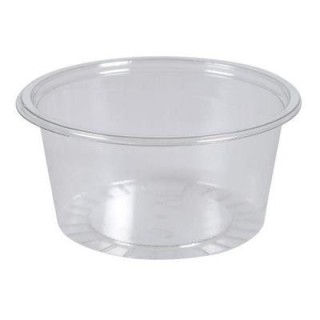 Pojemnik sos, dip, dressing rPET 100ml fi 75mm transparent op. 100 sztuk