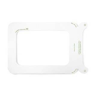 Seria 5" pokrywka papierowa z oknem PLA 271x200mm VEGWARE biodegradowalna op. 600 sztuk"