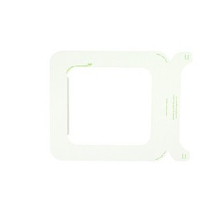 Seria 4" pokrywka papierowa z oknem PLA 217x205mm VEGWARE biodegradowalna op. 600 sztuk"