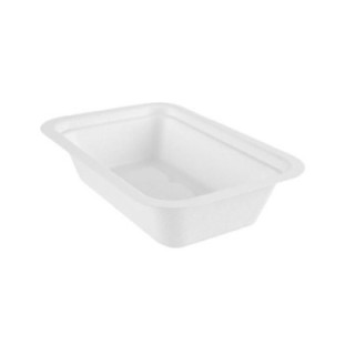 Seria 3" pojemnik z trzciny cukrowej 500ml VEGWARE 190x130x45mm, biodegradowalny op.50 sztuk"