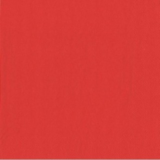 Serwetki 40x40 2W PAPSTAR czerwona op. 50 sztuk