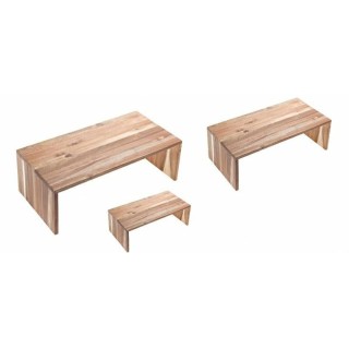 Akacja - stand bufetowy zestaw 3 szt. 30x30x10"