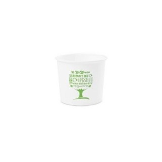 Pojemnik papierowy Green Tree 300ml VEGWARE śr.90mm biodegradowalny op. 50 sztuk