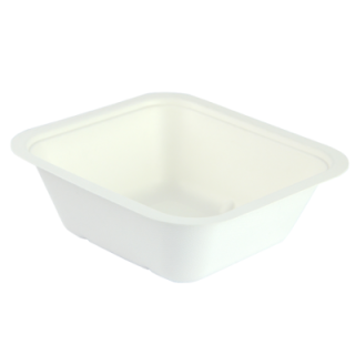 Seria 4" pojemnik z trzciny cukrowej 1000ml VEGWARE 195x180x65mm, biodegradowalny op. 50 sztuk"