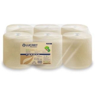 Czyściwo w roli MIDI Lucart Eco Natural 435, 2 warstwy, 143 metrów, op. 6 rolek
