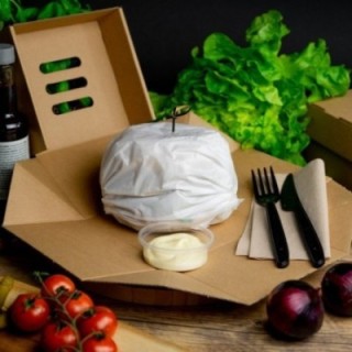 Papier pakowy 35+9PE 35x50cm, foliowany BIAŁY op. 10kg