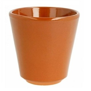 Gliniany kubek 200ml śr.8xh.6,7cm terracotta