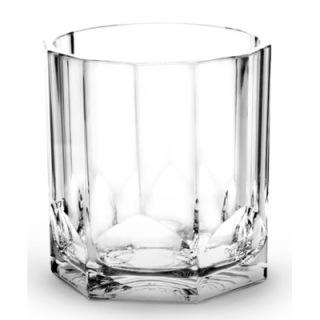 LONG LiFE szklanka whisky 380ml, krystaliczne śr.9,1xh.9,6cm, nietłukace wykonane z poliwęglanu op. 6 sztuk
