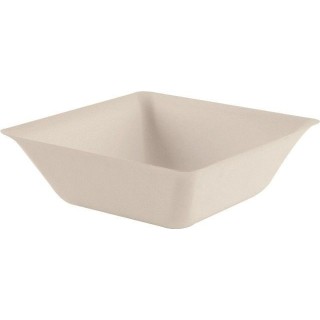 Miska z trzciny cukrowej kwadrat 2500ml, 23,3x23,3x7,7cm, op. 10 sztuk