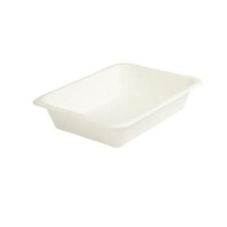 Pojemnik do zgrzewu 227/178/1 H50 niedzielony z trzciny cukrowej bez powleczenia 100% biodegradowalny, op. 50 sztuk