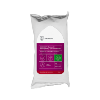 MEDISEPT - chusteczki do dezynfekcji rąk i powierzchni Cashmere op. 50 sztuk