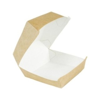 Pudełko HAMBURGER BRĄZOWY DUŻY op. 75 sztuk