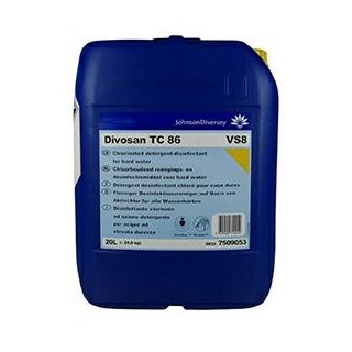 Divosan TC 86 20L preparat myjąco-dezynfekujący z aktywnym chlorem, do wody twardej