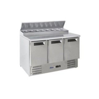 Stoły chłodnicze sałatkowe z nadstawą 3 - DRZWIOWY