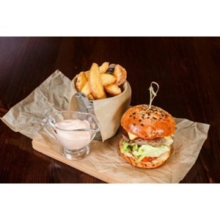 Papier pakowy 32+6PE 35x35cm BRĄZOWY