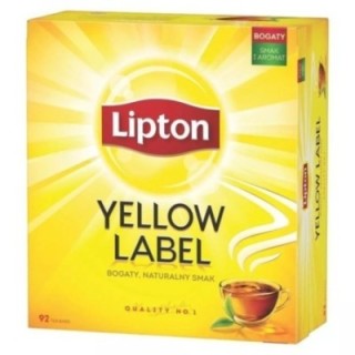 Herbata LIPTON Yellow Label, 100 torebek  op. 1 szt.