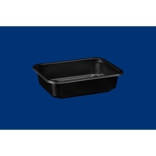 T B 187/137/1 H50 G poj.zgrzew op.640szt poj. 850ml wysokość 5,0 cm czarny, niedzielony, gładk ANiS