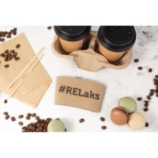 Ochraniacz na kubek 85-90mm op.50szt do kubków 300-500ml kartonowy TnG (k/10)