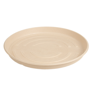 Pudełka pizza 35cm trzcina op.50szt. fi 35,7x3,3cm