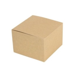 Pudełko BURGER XL brązowe 14x14x9,5cm op.100szt.