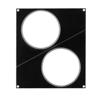 Ramka do tacek AG02 ZUPA fi115mm ANIS dwa gniazda seria 81XX