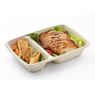 BePulp RC23 pojemnik 800ml op.75szt (k/4) dwudzielny, 23x16x5cm, Sabert