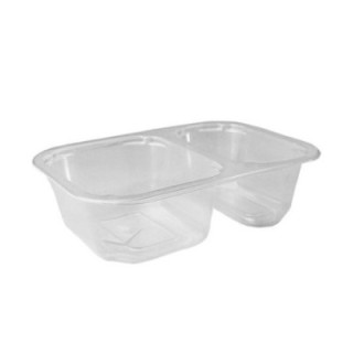 T T 160/112/2 H45 G poj.zgrzew op.528szt poj. 420ml wysokość 4,5cm transparent, dwudzielny, gładki Small,