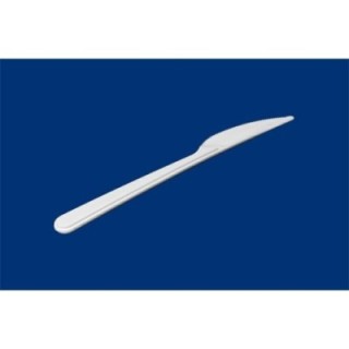 Nóż SUPERIOR biały, op. 50szt S523 GRUBY 180mm, wielorazowy (k/40)