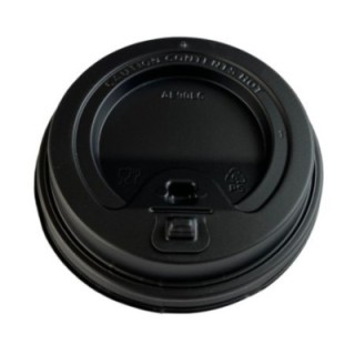 Dekiel 90mm PS do kubka czarny LOCK op.100szt (k/10) do 300-500ml, TnP