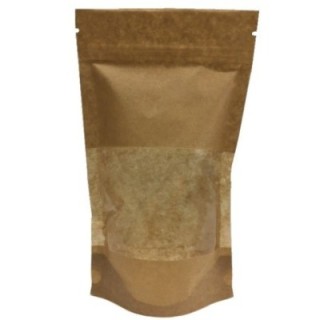 DOYPACK papierowy+ PE z okienkiem 2000ml op. 100szt rozmiar 210x110x310mm