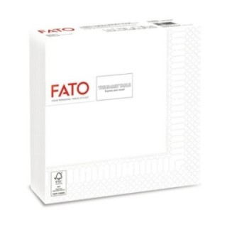 Serwetki 40x40 3W białe FATO op.100szt. (k/8) Smart Table
