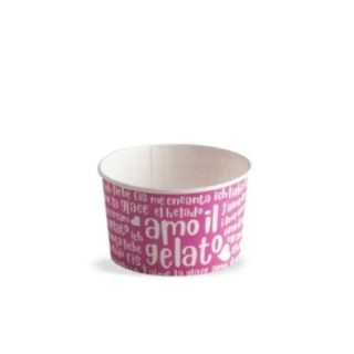 Miseczka PAP/PE do lodów 190ml FUNNY op.55szt. śr. 85mm (k/28)  C04101