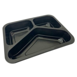 T B 227/178/3 H5 G poj.zgrzew op.40szt wysokość 5 cm czarny, trójdzielny gładki ANiS (k/8)