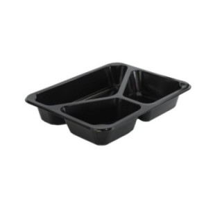 T B 227/178/3 H4 GW poj.zgrzew op.50szt wysokość 4cm czarny, trójdzielny, gładki TnP - wzmocnione rogi (k/8)