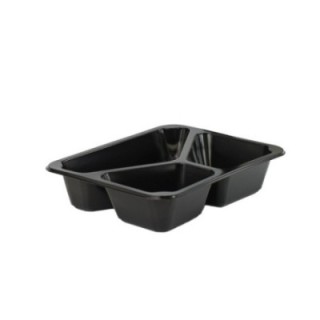 T B 227/178/3 H5 GW poj.zgrzew op.50szt wysokość 5cm czarny, trójdzielny, gładki TnP - wzmocnione rogi (k/10)